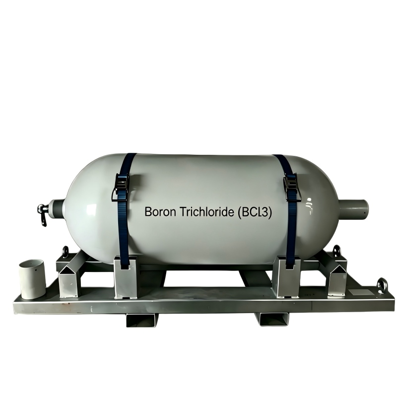 Boron Trichloride (BCl₃) Gas is used in semiconductor etching & doping, metal refining, organic catalysis, and boride advanced materials