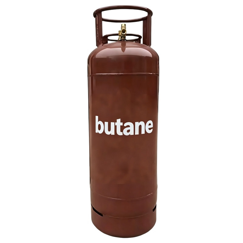50KG liquefied butane gas cylinder, 118L industrial C4H10 LPG tank for sale, China butane gas supplier